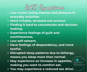 symptoms of SAD