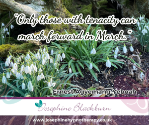 quote about marching forward in march