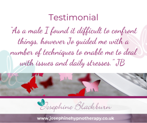 as a male i found it difficult to confront things. testimonial