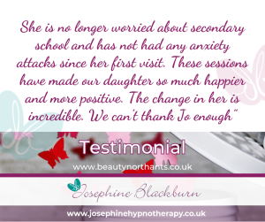 school anxiety testimonial